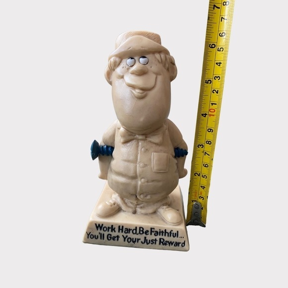 Vintage |1970 Berrie Work Hard Be Faithful You'll Get You Just Reward Figure(SC) - Picture 6 of 9